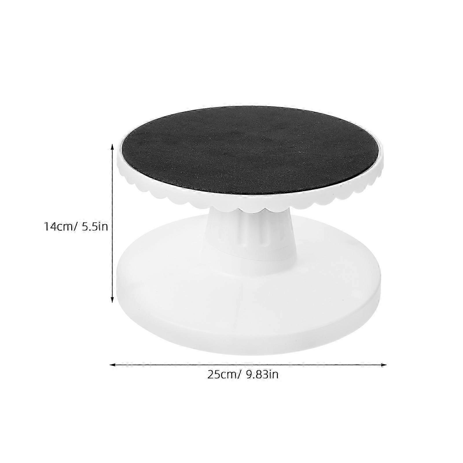 Adjustable Cake Decorating Turntable Plastic Multi colour Rotating Stand