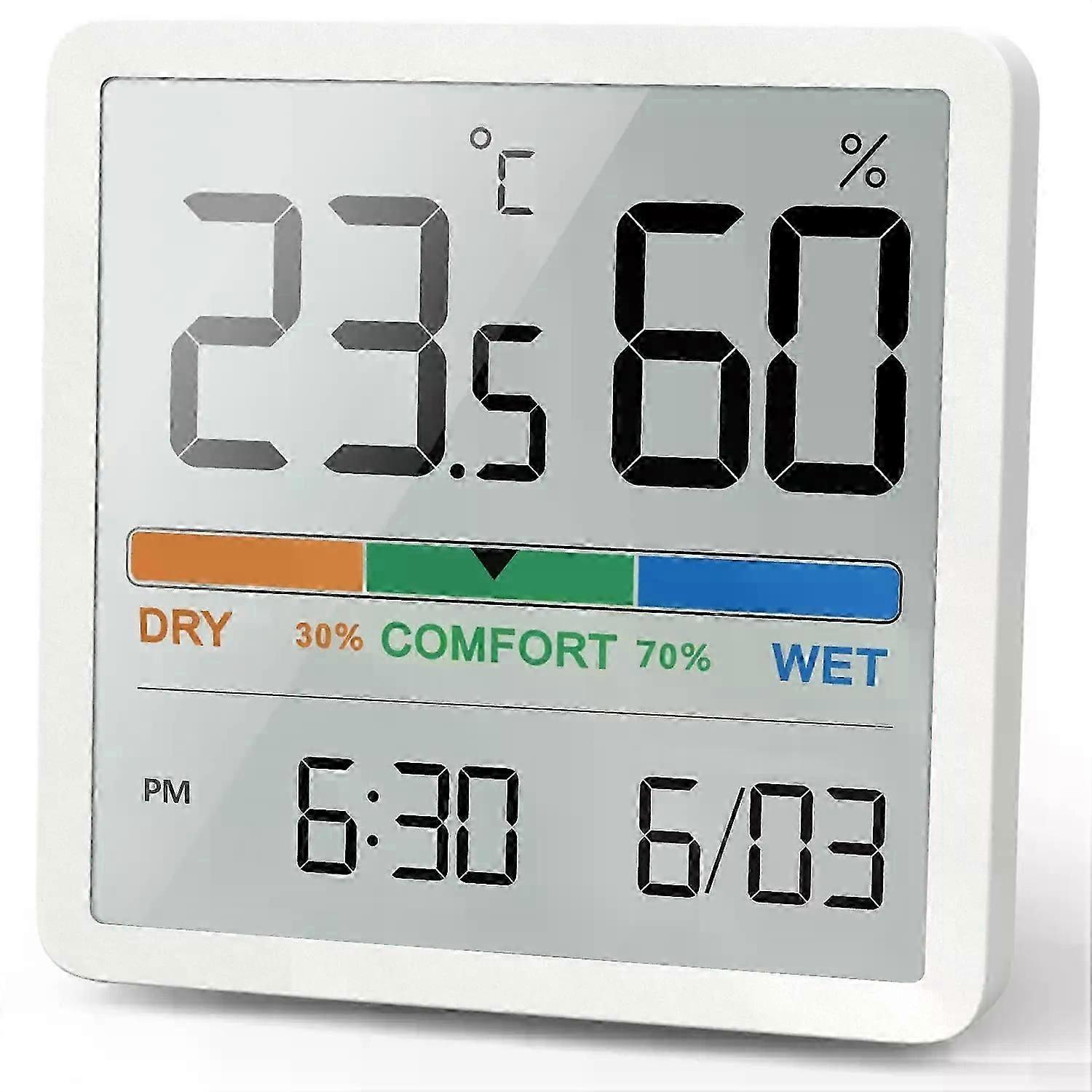 NOKLEAD New Digital Home Indoor Thermometer and Hygrometer with LCD Sensor and Weather Station