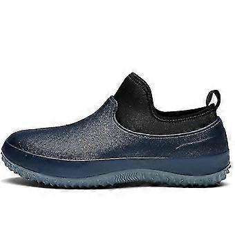 Chef Shoes With Rubber Sole Waterproof Non Slip Slip-on Shoes Rain Boots compatible with Men Women-XinHan