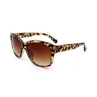 Converse SCO087 BRWN Full Rim Striped Brown Green Black Unisex Oval Sunglasses UV3 Original