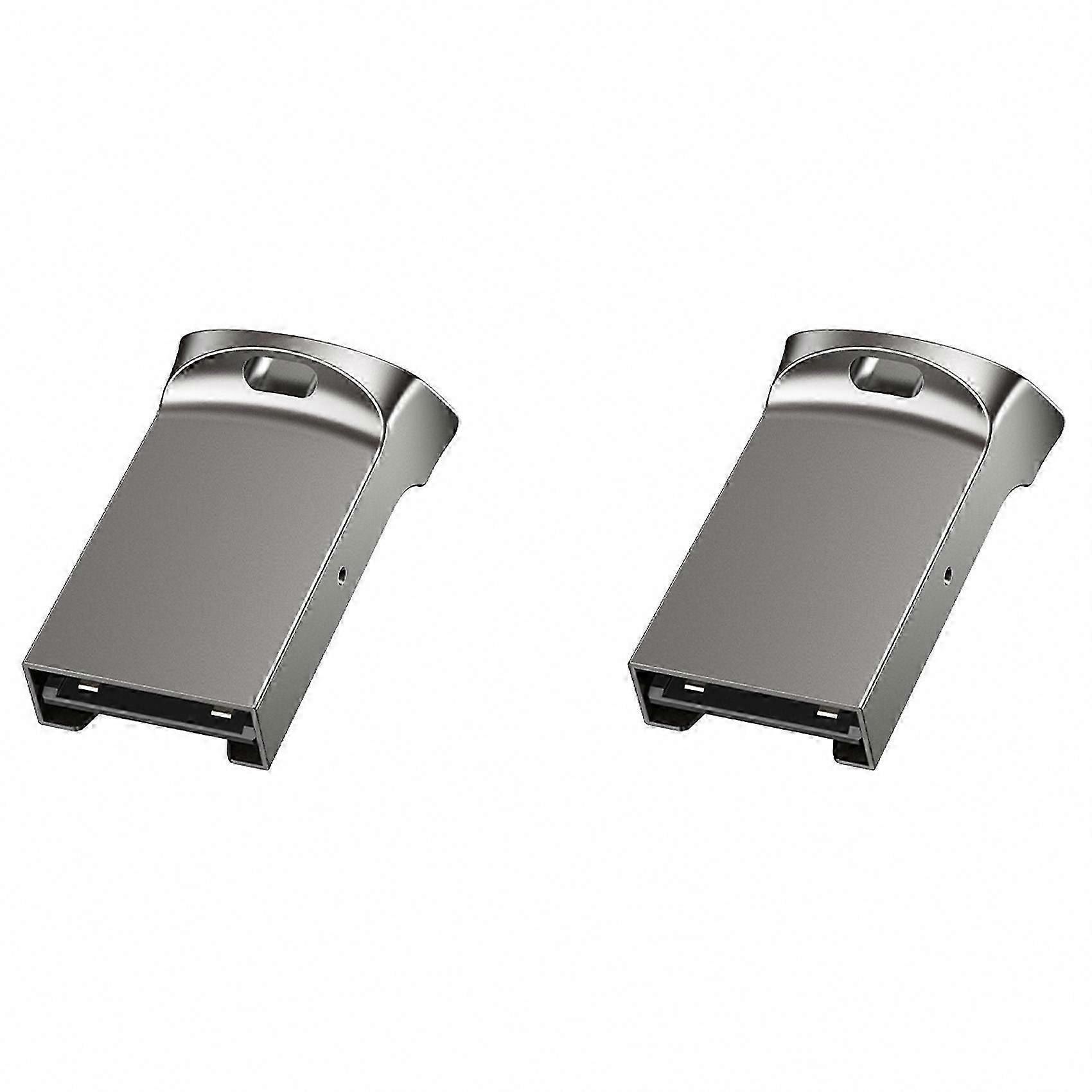 Mini TF Card Reader Adapter, 2-Pack USB Card Reader with LED Indicator for Computers & Cars