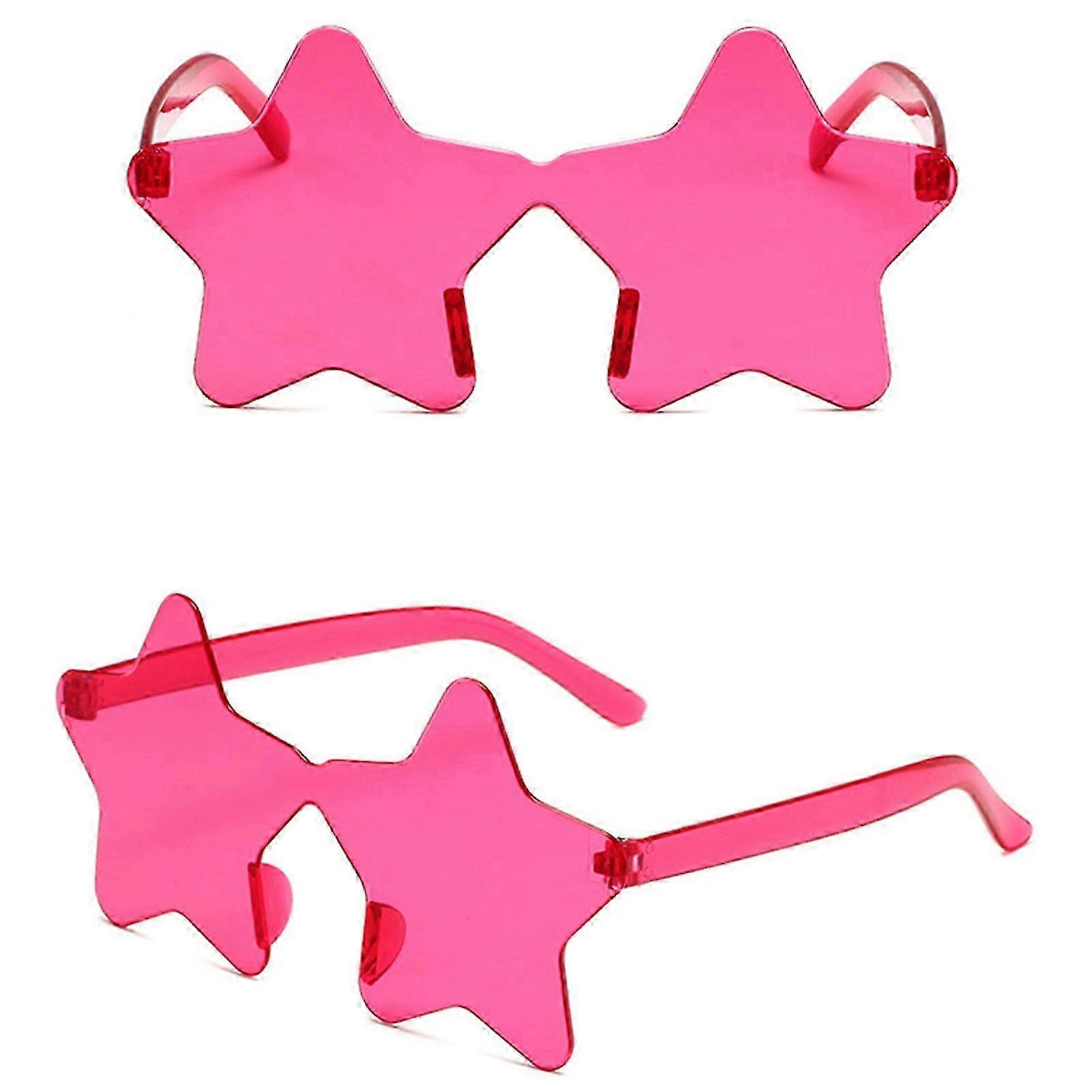 Star-Shaped Rimless Candy Sunglasses