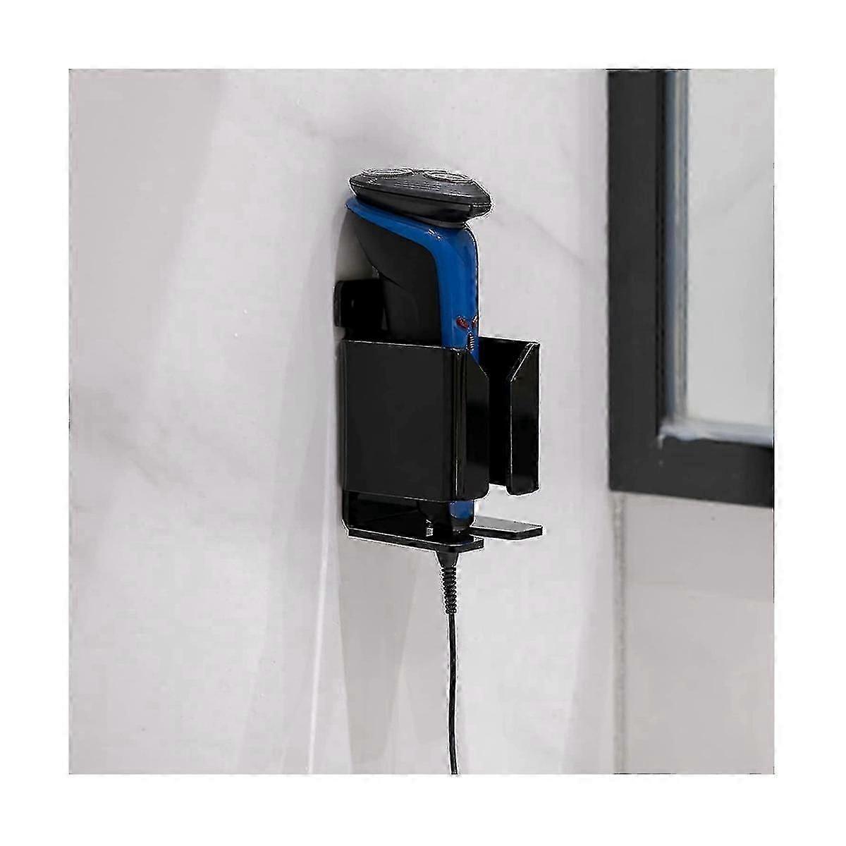 Acrylic Wall Mount Shaver Holder