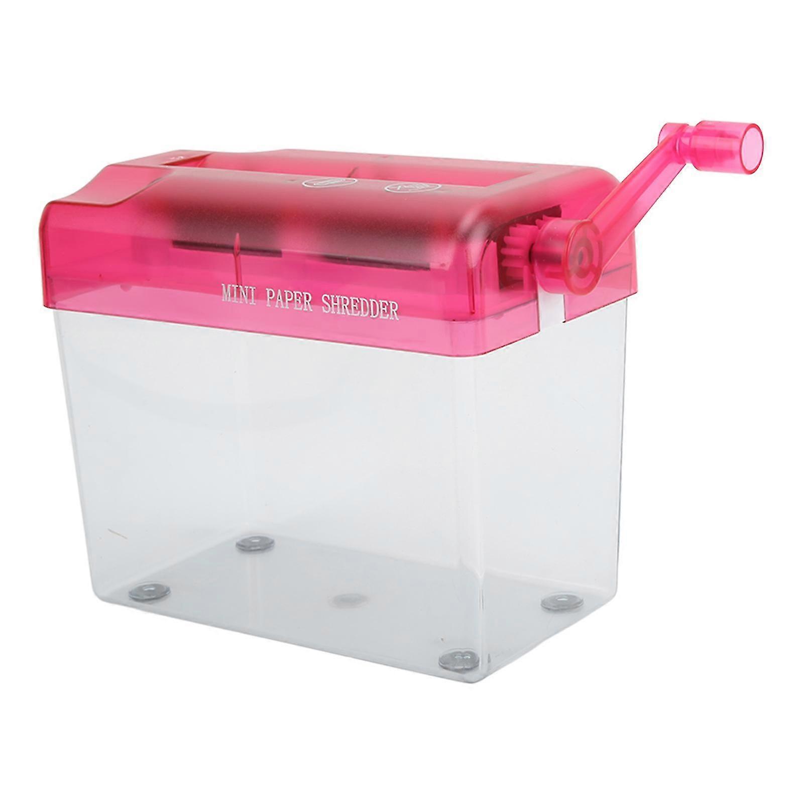 Compact Mute Manual Paper Shredder