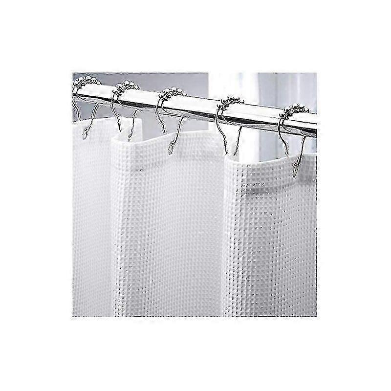 Waffle Weave Extra Long Shower Curtain