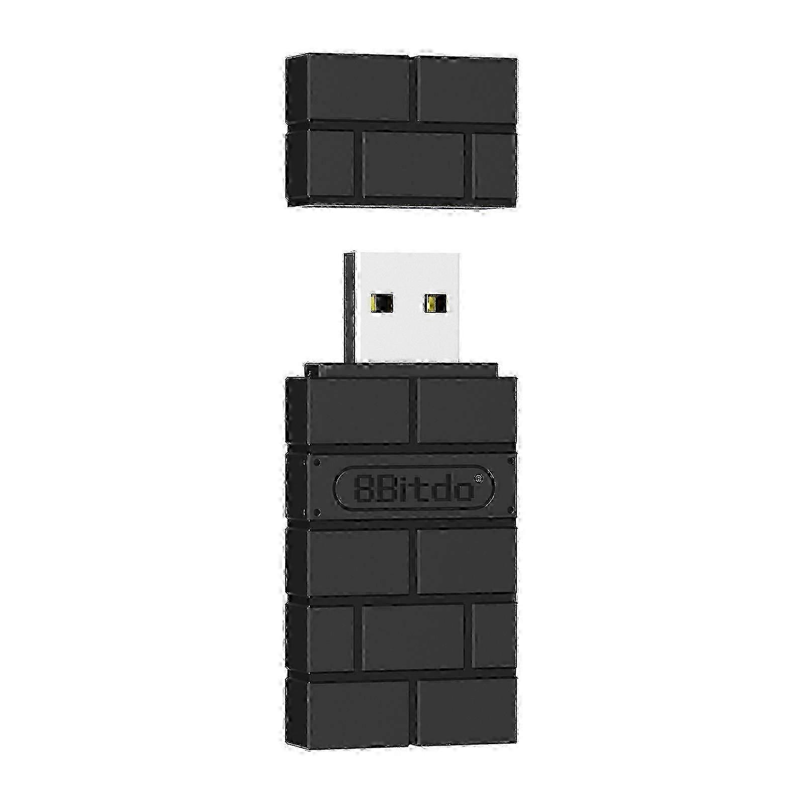 8BitDo USB Wireless Adapter 2 One-button Connection Somatosensory Vibration Replacement for PS4 PS5 Switch Pro Controllers