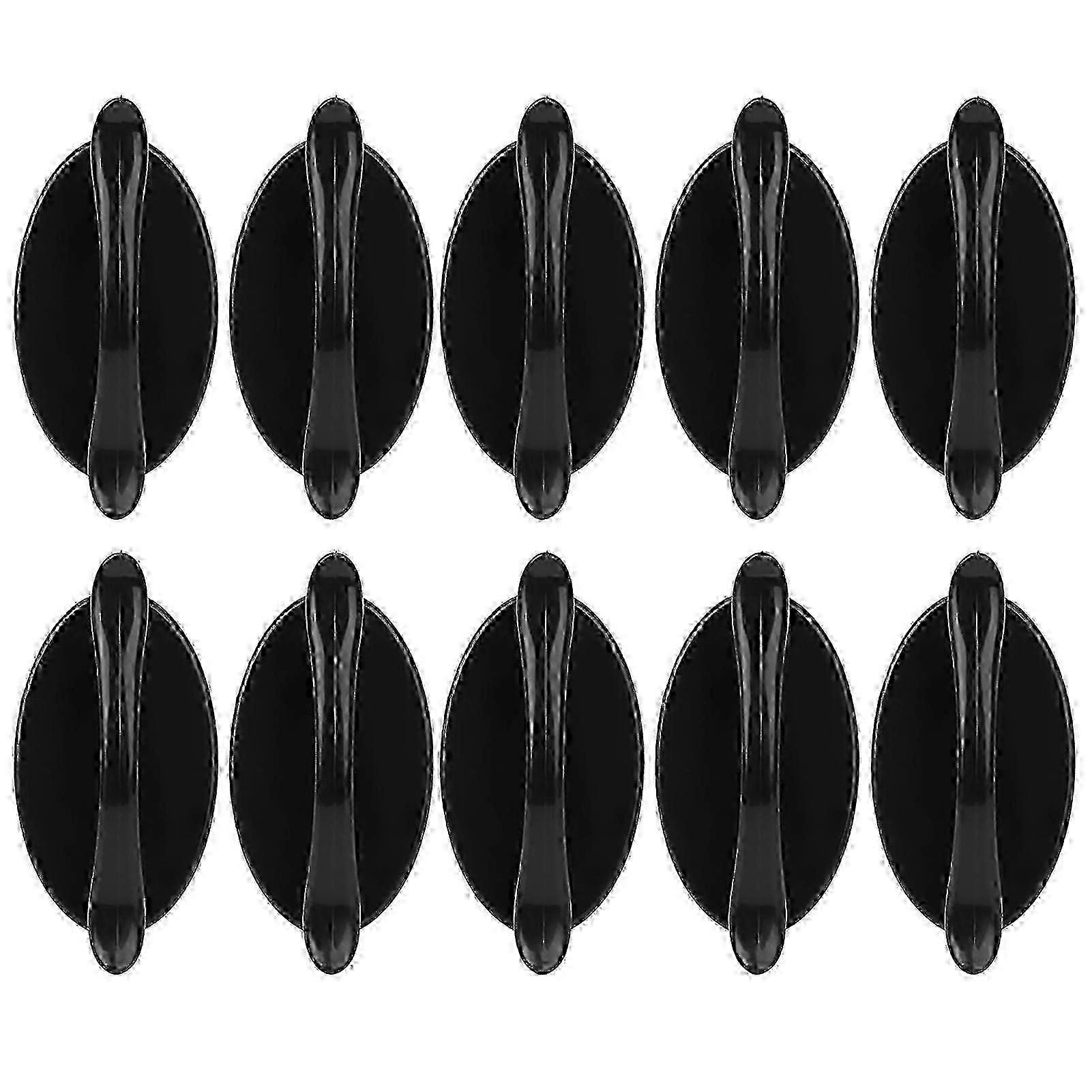 10Pcs Self Stick Drawer Knobs Door Auxiliary Pull Handle compatible with Kitchen Sliding Door Window Wardrobe Cupboard