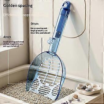 2 In 1 Non-Stick Cat Litter Scoop Integrated Cleaning Brush Large Size Kitty Poop Shovel Ideal Gift for Cat Lovers