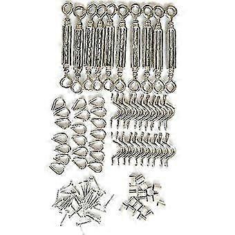 110pcs Storage Hooks, Turbbuckle Kit