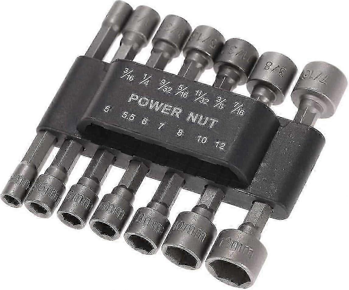 14-Piece Chrome Vanadium Nut Driver Set
