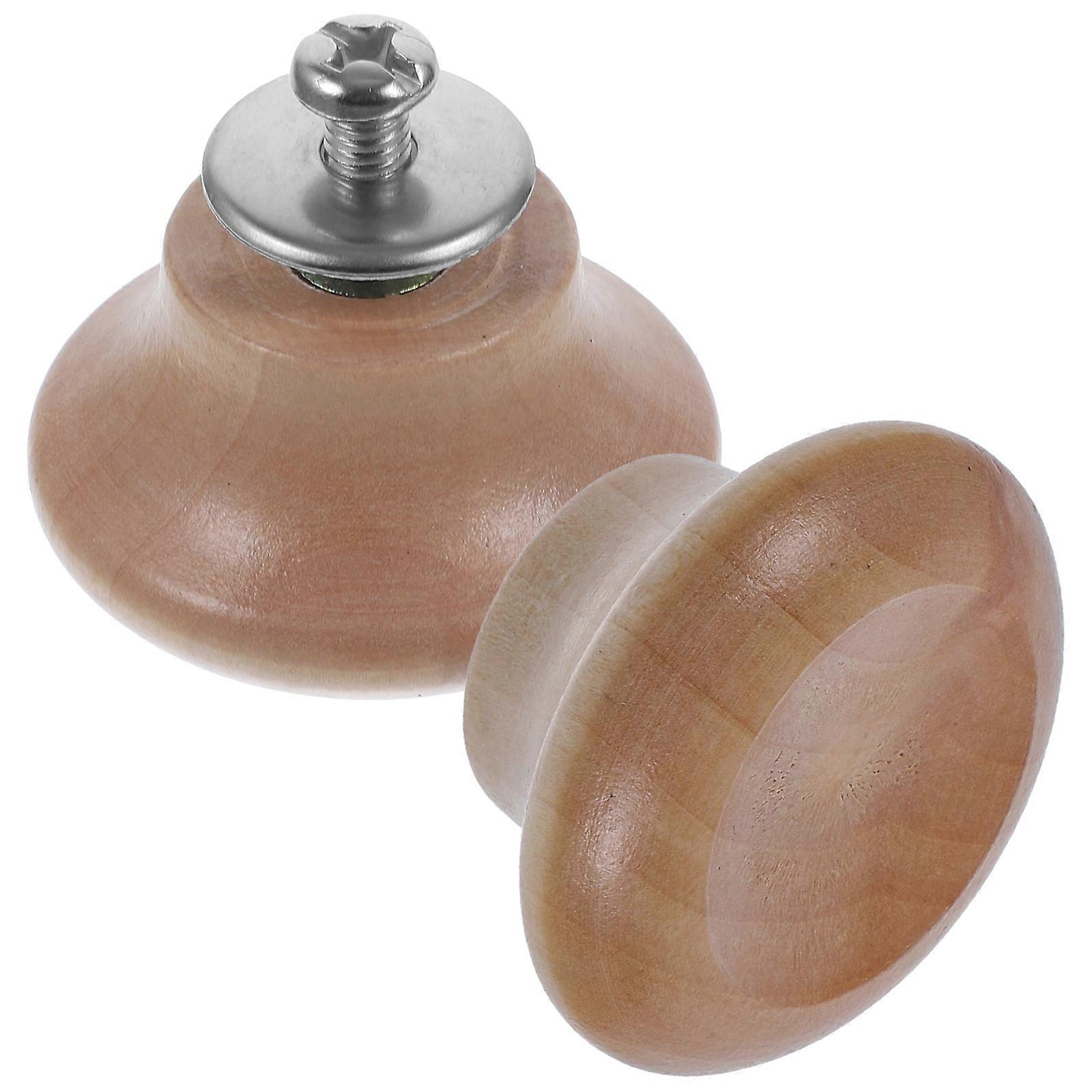 Pot Lid Handles Wood Knobs for Pot Use 4Pcs Universal Replacement