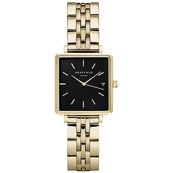 Rosefield mini boxy Zegarek dla kobiet Analog Quartz z bransoletą ze stali nierdzewnej QMBG-Q025
