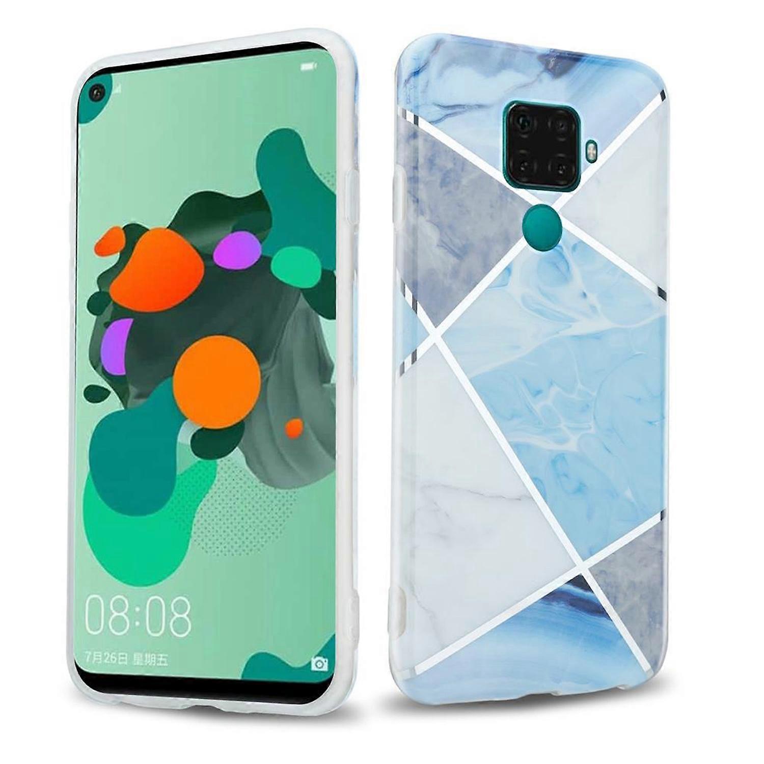 Protective case compatible with Huawei MATE 30 LITE TPU case - Marble pattern