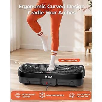 Piattaforma vibrante per esercizi - 120 velocità - Capacità di peso: 350 lbs - Materiale: ABS - Ideale per il fitness e il benessere domestici.
