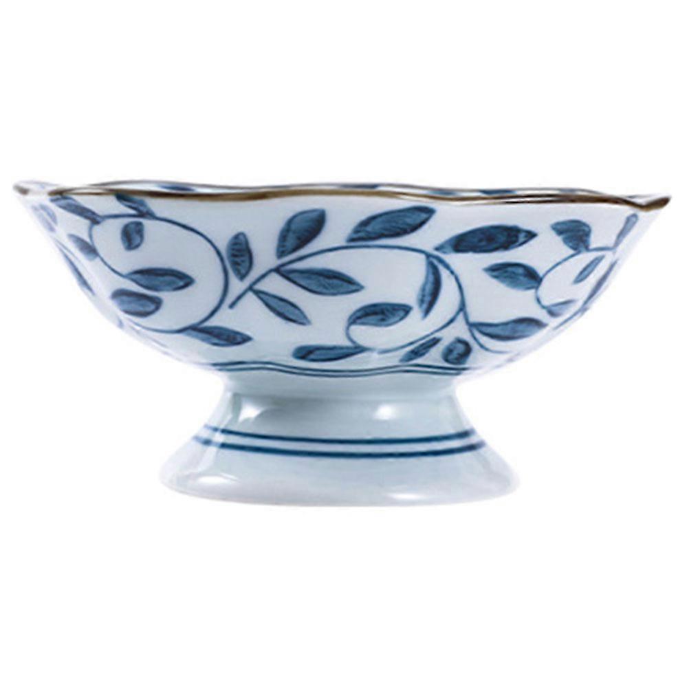 Multi Color Fruit Plate Ceramic Cake Stand for Home Use