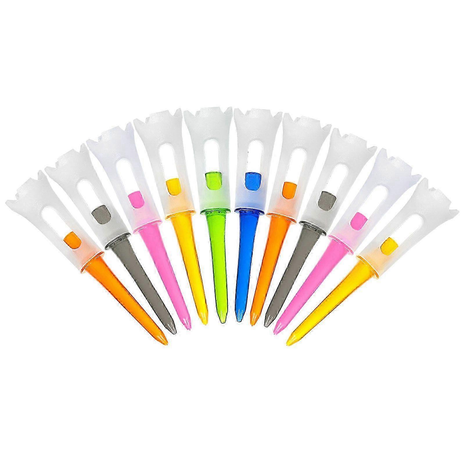 Four-Head Plastic Golf Tees 83mm