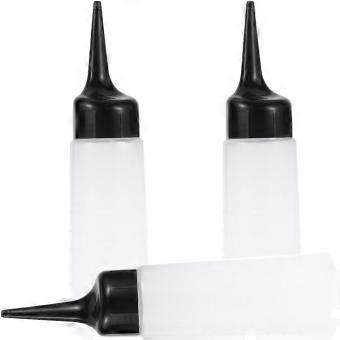 Hair Dye Bottle 3pcs 150ml PP for Salon Hair Care