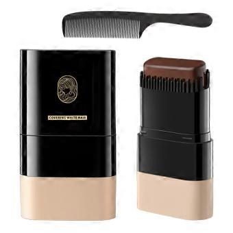 Root Touch Up Stick Brown 2 in 1 Comb Design Waterproof Instant Gray Hair Color Coverage
