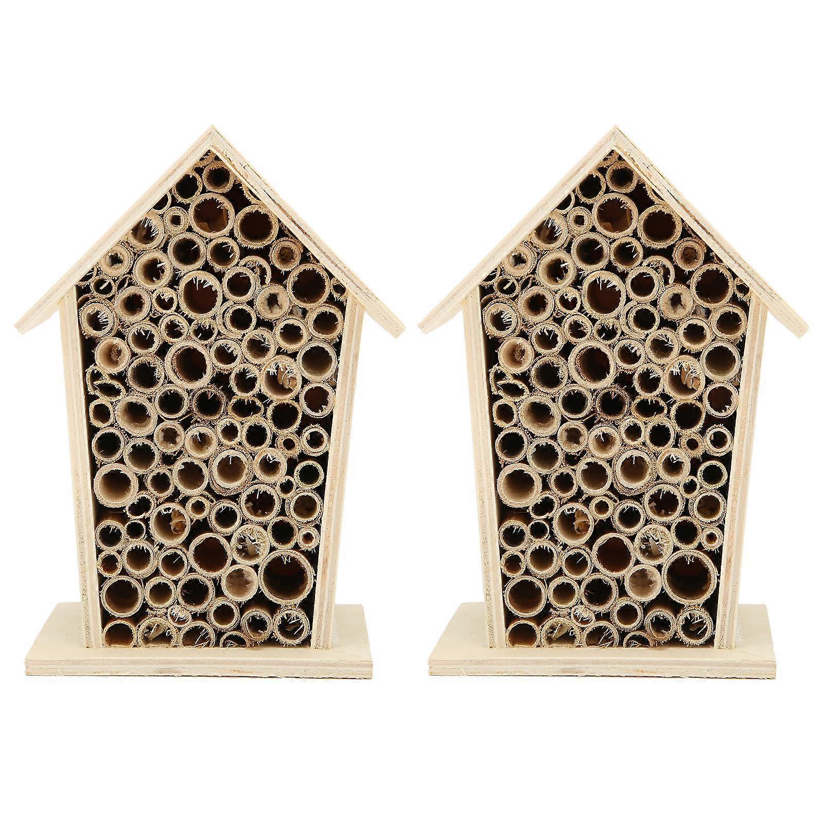 Dual Natural Bee Nesting Unit