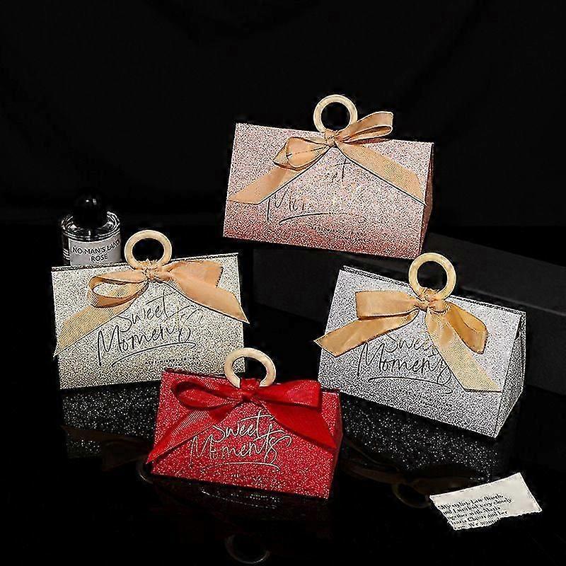 Glitter Wedding Favor Boxes Set