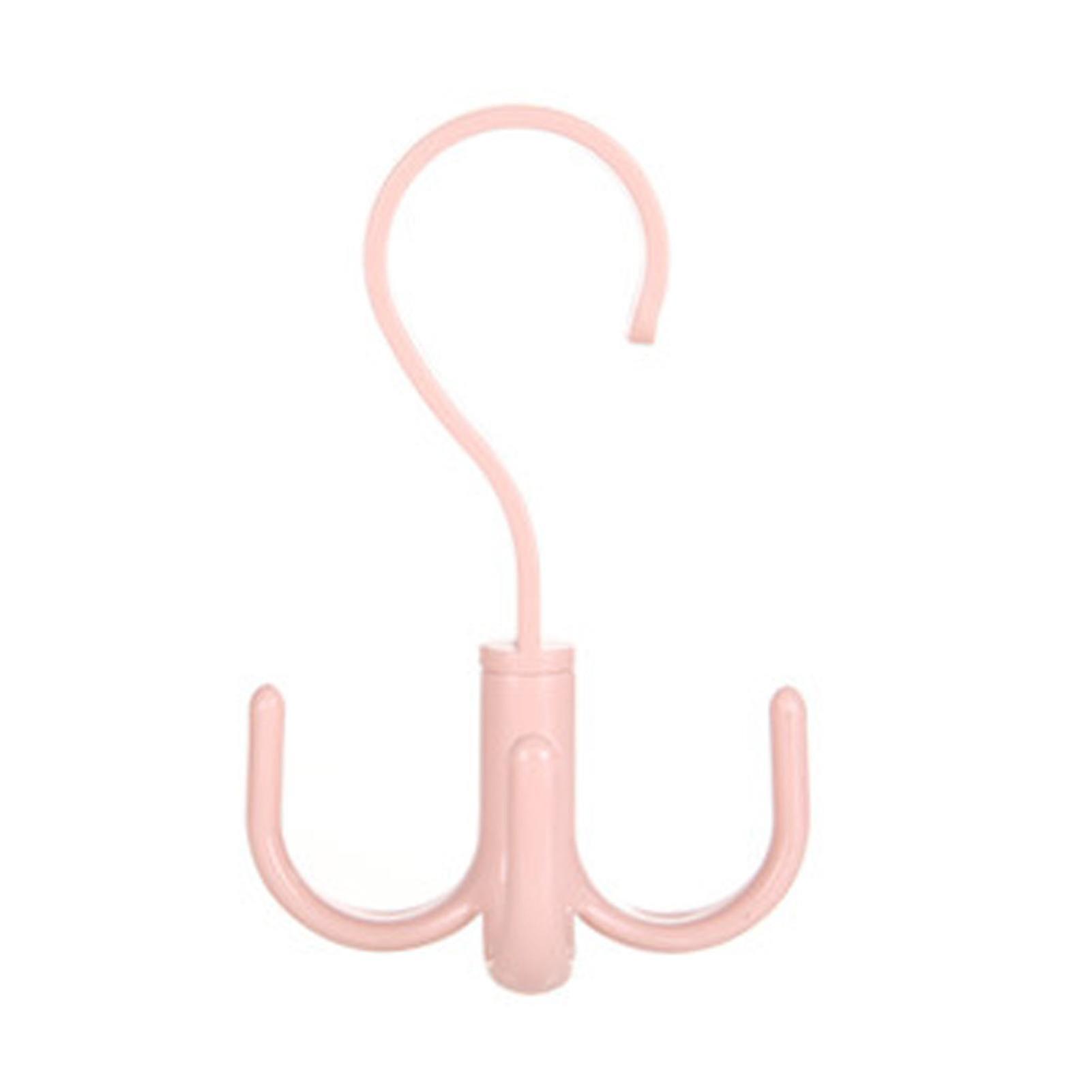 Hanger Hook 360 Degree Rotating Multi Functional Abs 4 Hooks Closet Hanger For Home