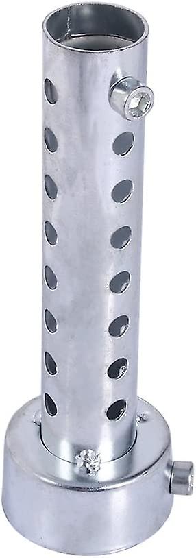 Universal Motorcycle Exhaust Muffler Trim Insert (Silver) (45mm)