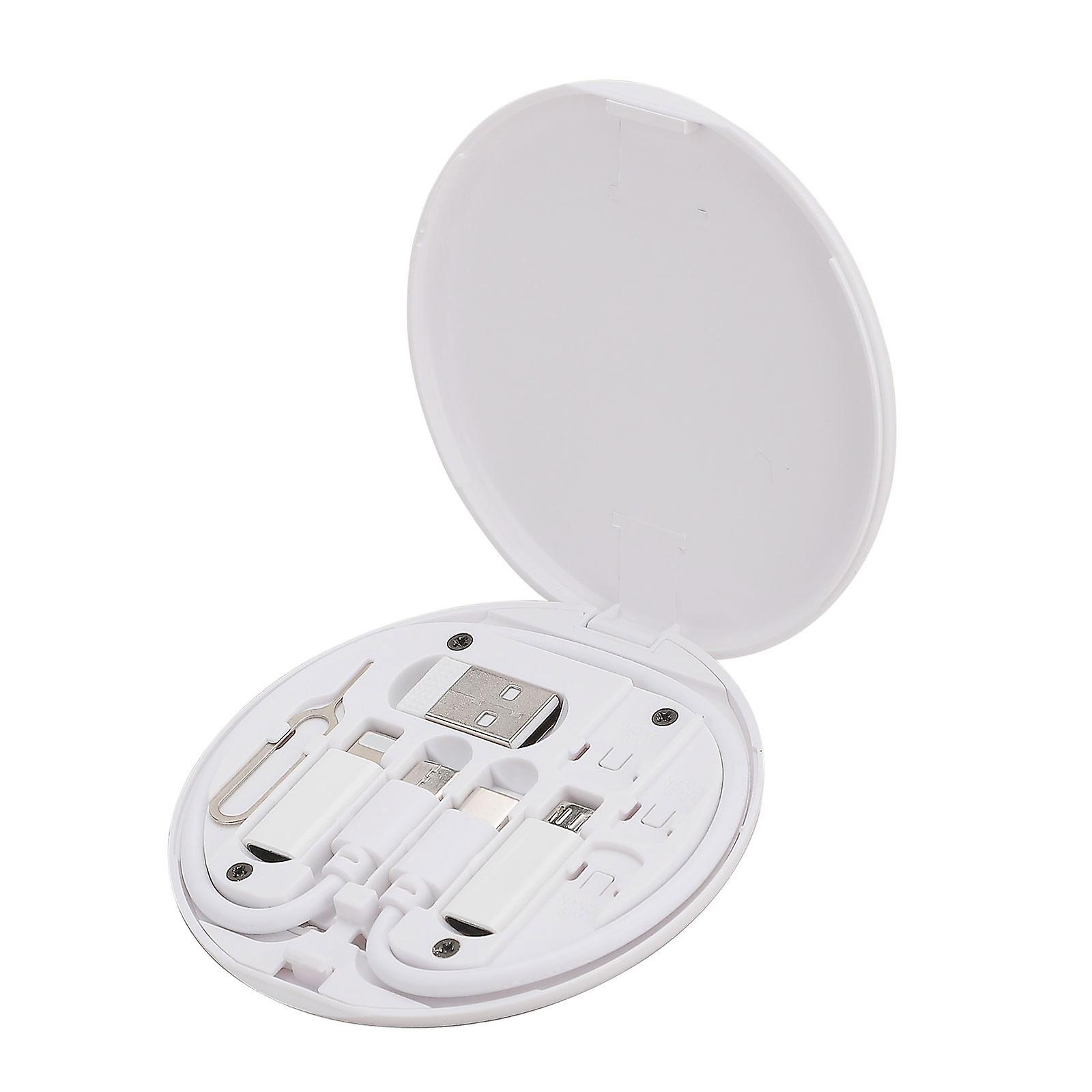 60W Fast Charging Data Cable Earphone Carrying Case Portable Multi-functional Conversion