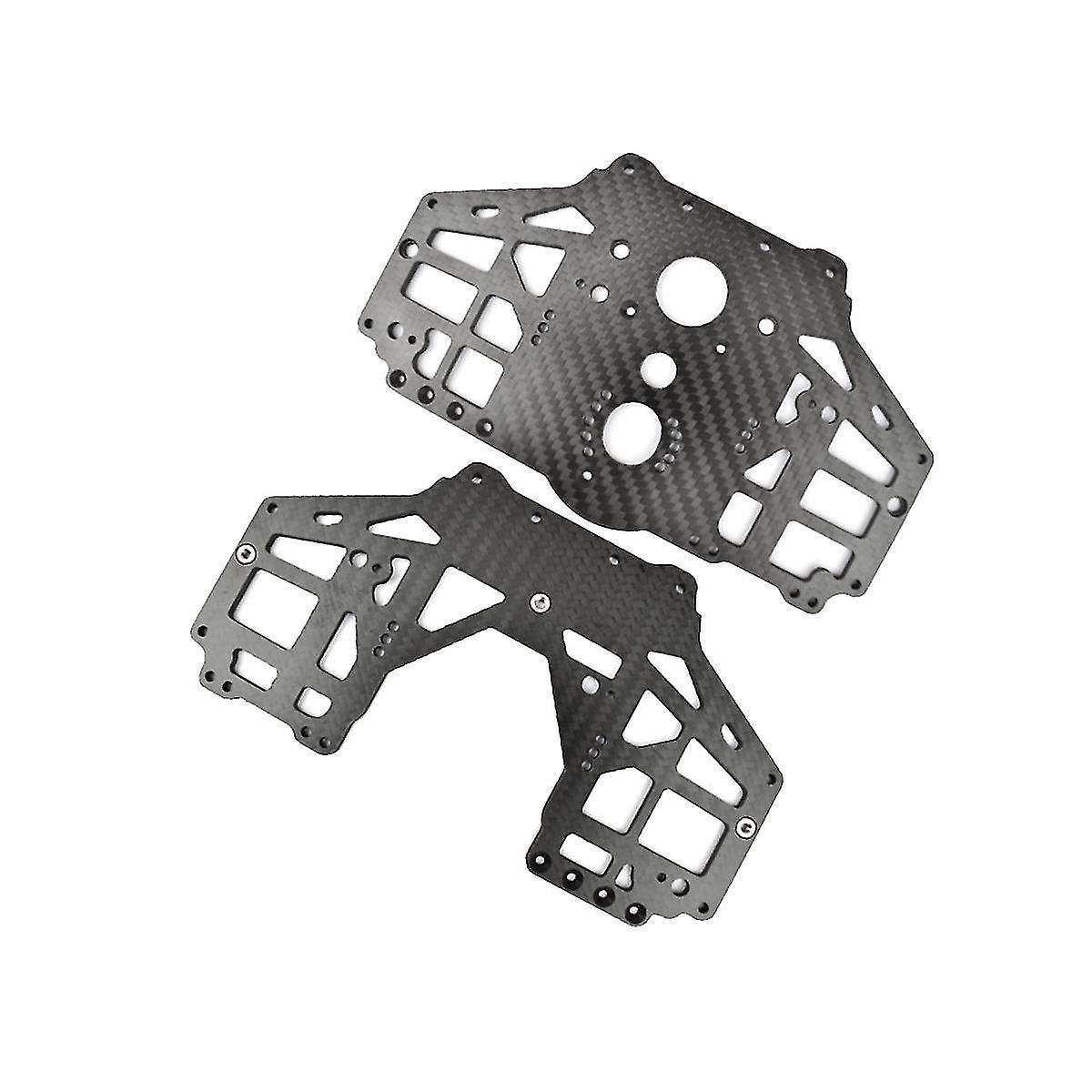 Carbon Fiber Medium Gearbox Left And Right Outer Side Protection Plate For 1/8 Solid Axle