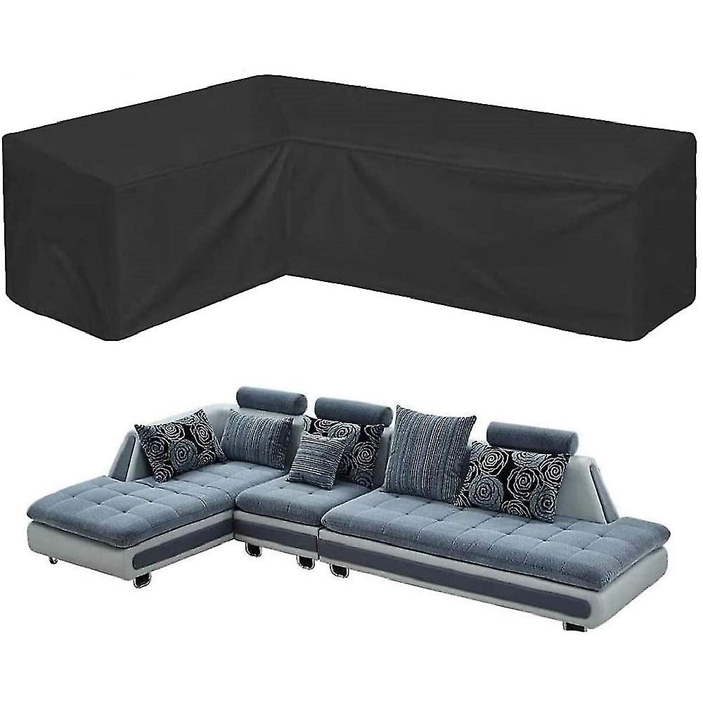 Hörn Sofföverdrag Vattentät Möbelöverdrag L-form 192 * 260cm NIUNIU