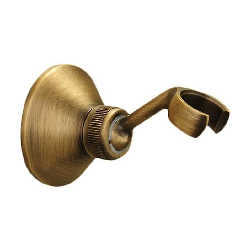 Supporto per soffione doccia in ottone massiccio regolabile retrò per soffione doccia in bronzo
