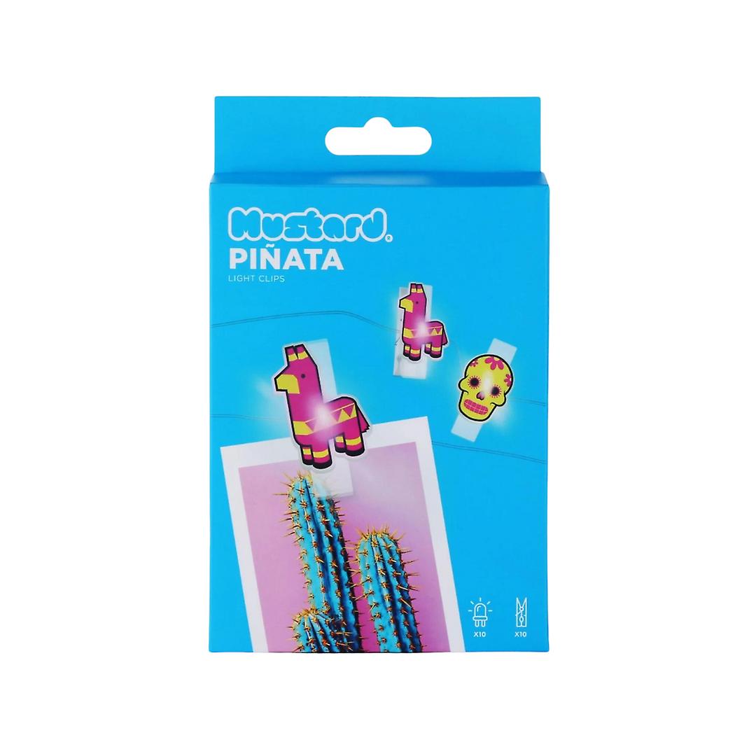 Mustard Pinata Themed Photograph Clip Garland