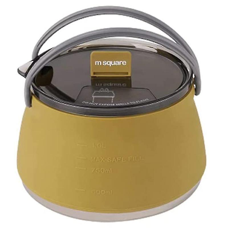 Camping Kettle Portable Folding Silicone Tea Pot Coffee Pot For