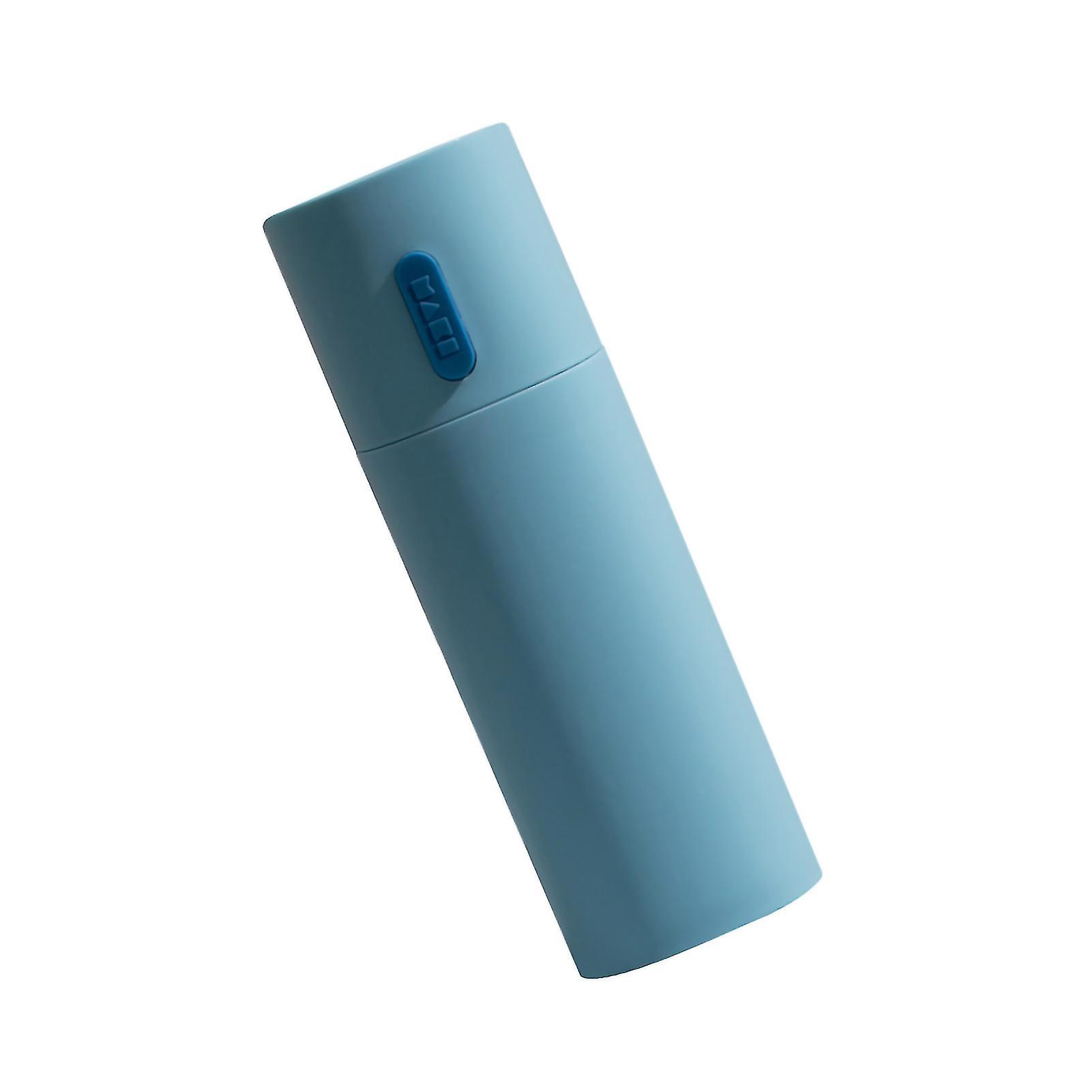 Portable Blue Plastic Toothbrush & Toothpaste Holder Cup 100g