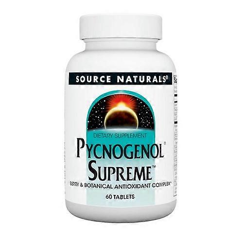المصدر الطبيعي بيكنوغينول سوبريم، 60 علامات التبويب (حزمة من 1)