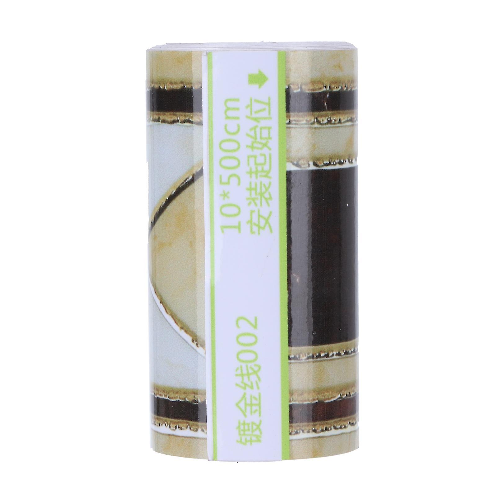 Self-adhesive wallpaper border for kitchen and bathroom decoration