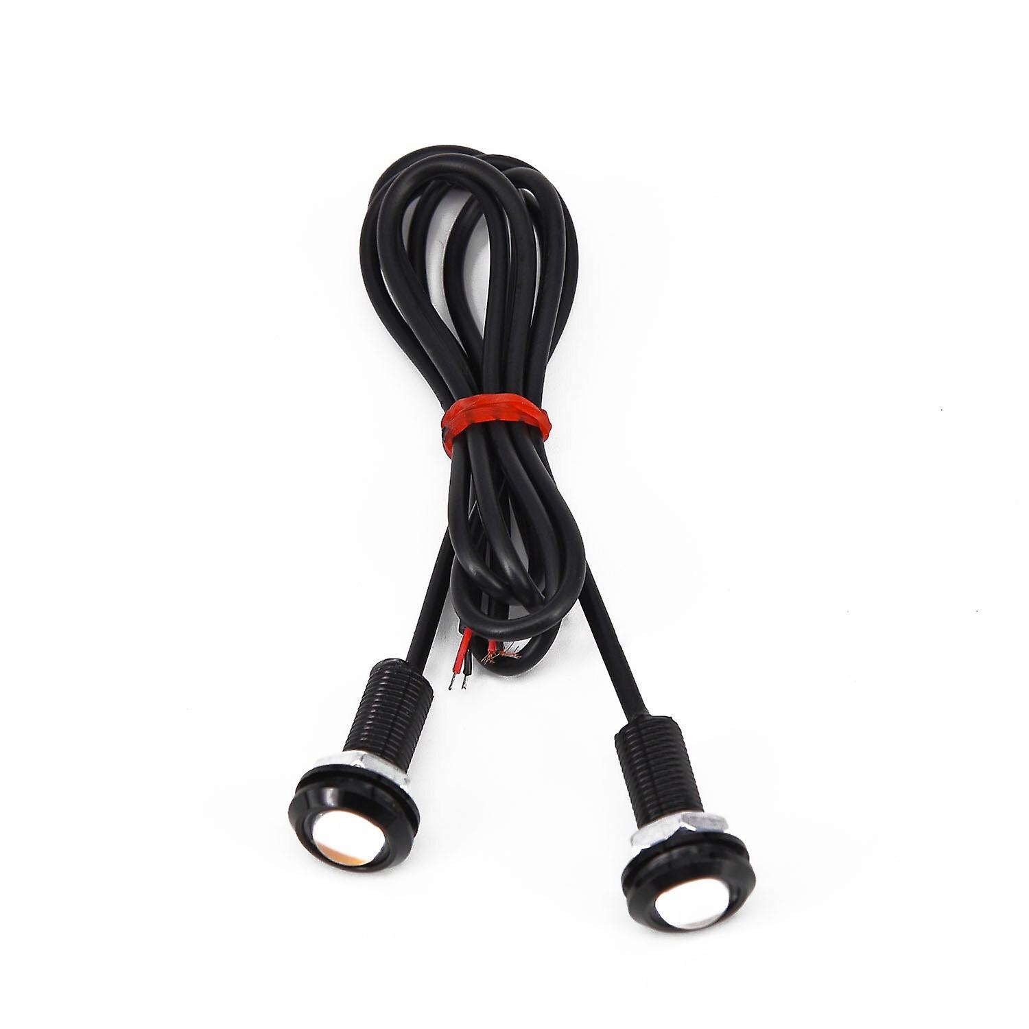 10X 18MM 9W LED Eagle Eye White Light Daytime Running DRL Backup Light