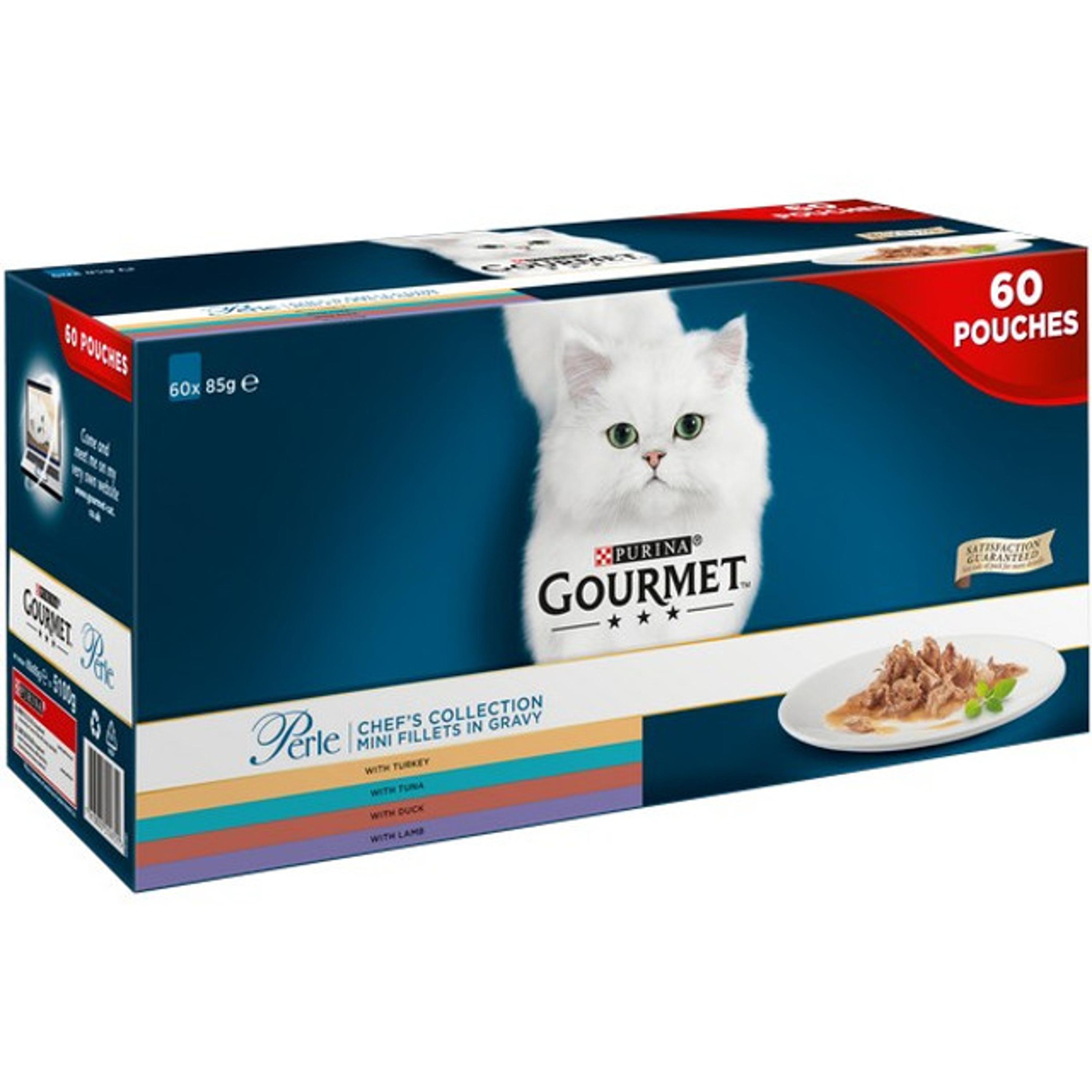 Gourmet Perle Chef's Collection 肉汁猫粮 60 x 85g