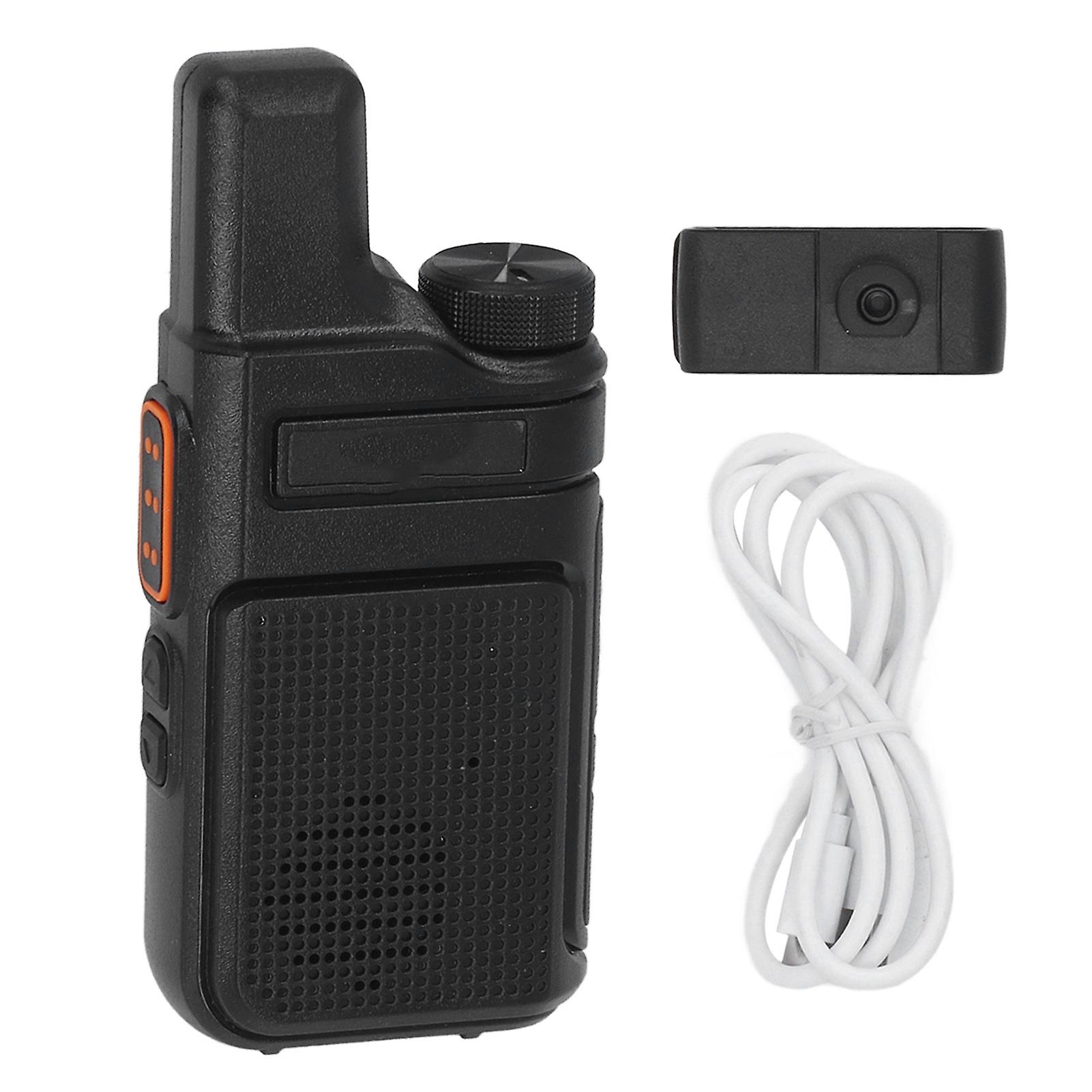 Walkie Talkie 80 Channels UHF 400-470 MHz Mini Two Way Radio for Security Asset Management