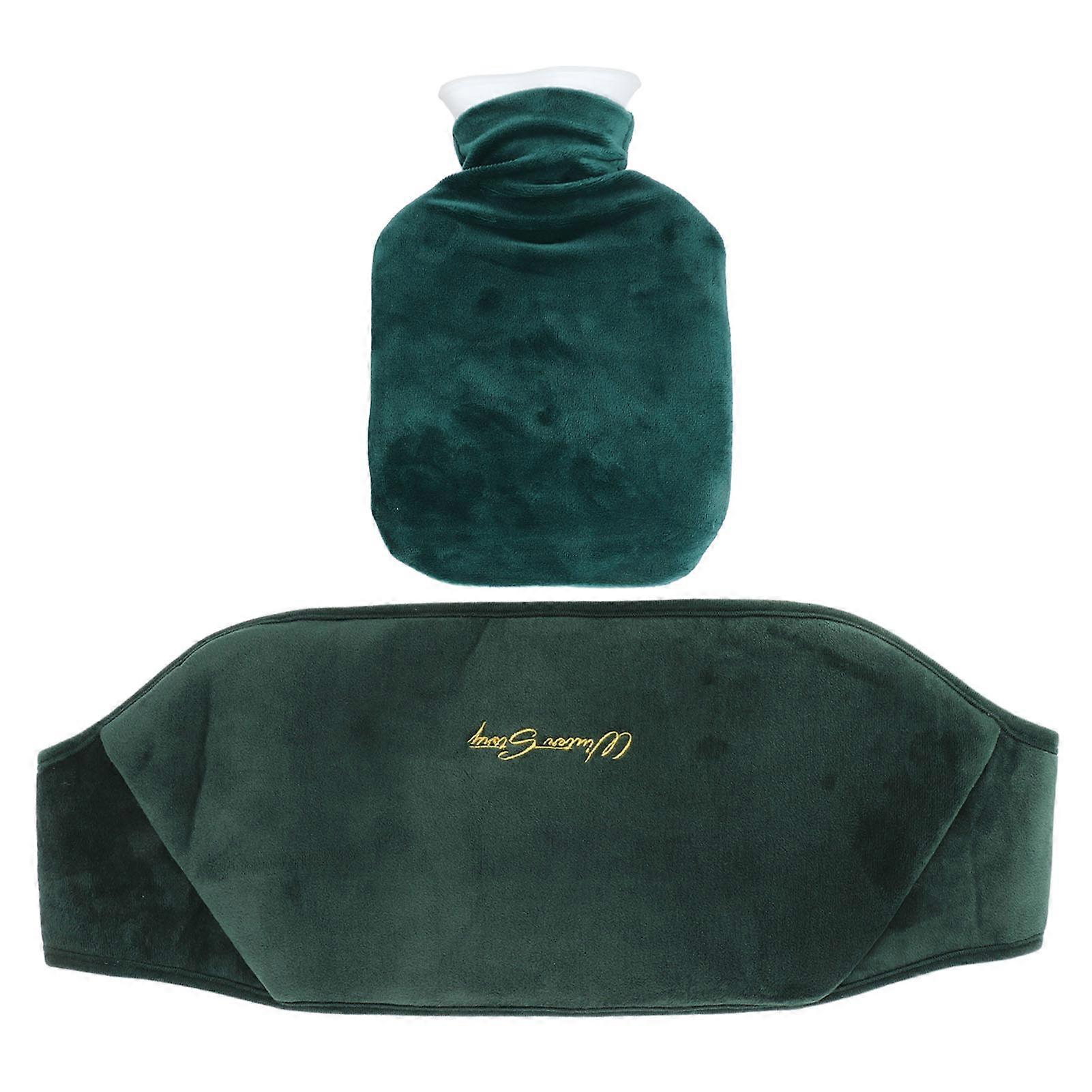 Hot Water Bag with Waistband: 1000ml Double Hand Insert Free Adjustment Warm Water Bag for Office Work