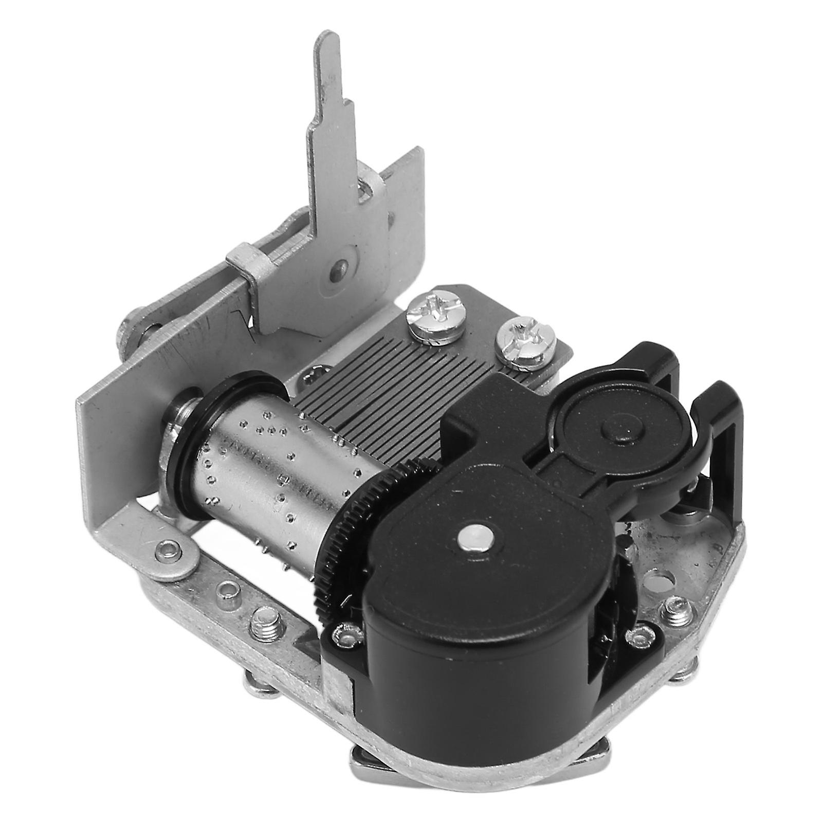 Music Box Movement 18 Note Relaxing Interesting DIY Alloy Material Small Compact Rotating Musical Box Movement 