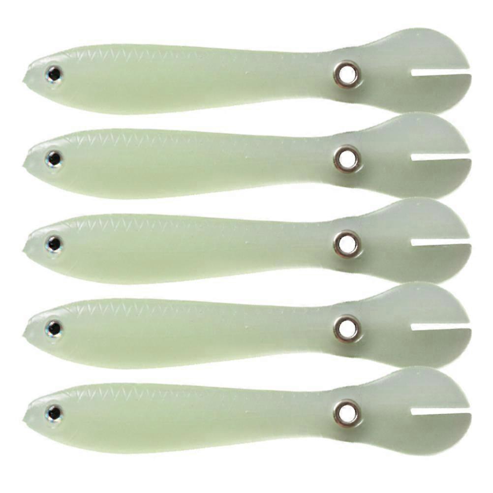 5 Stück 10cm 6g weiche Angelköder Bionic Loach weicher Köder weicher Paddelschwanz Angeln Swimbaits Köder für Barschforellen