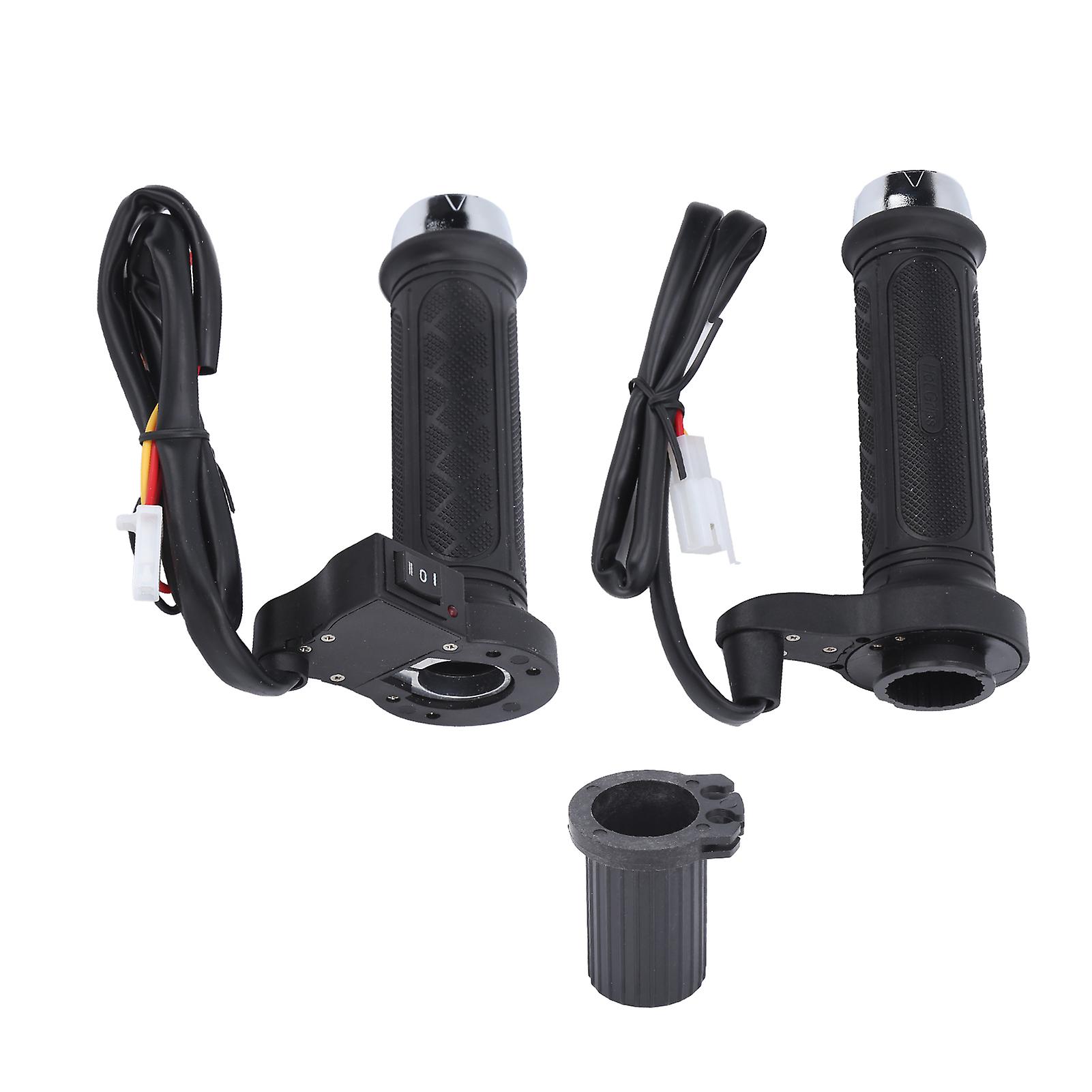 2pcs 12V 12V Heated Grips 3-Level Adjustment Winter Hands Warmer for Motorcycle 7/8in Handlebar