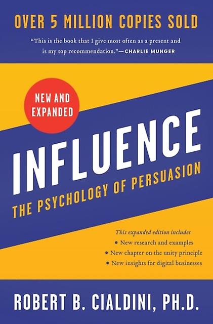 Influence New And Expanded Uk by Cialdini & Robert B & PhD Paperback