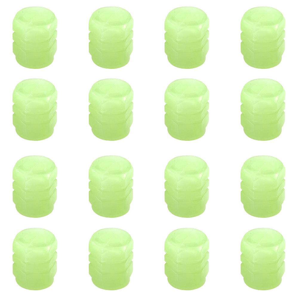 Tire Valve Stem Covers,16Pcs Tire Valve Stem Luminous Tire Cap Luminous Stem Covers Versatile Functionality
