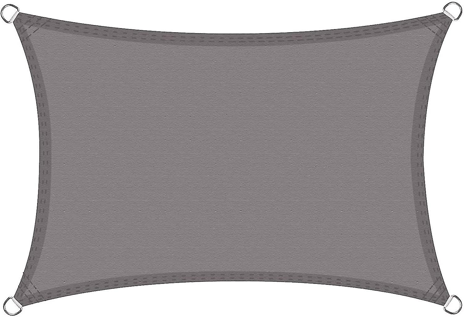 2x3m Rectangular Waterproof Shade Sail, Waterproof Pes Shade Sail, 3x2m Rectangular Shade Net,graphite Gray 2x3