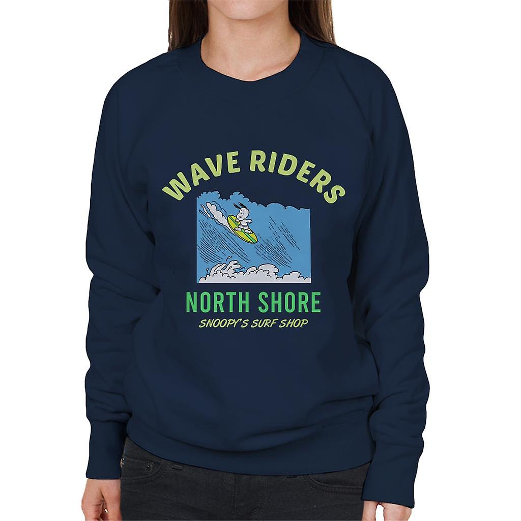 Peanuts Snoopy Wave Riders North Shore Women's Sweatshirt