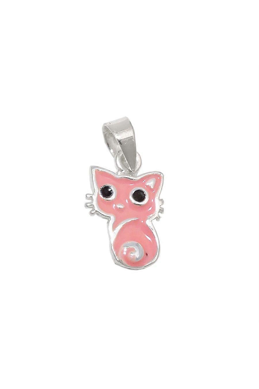 Pendant Little Pink Cat Silver 925 - Gl93542