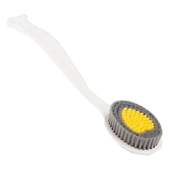 Long-handled Silicone Back Brush with Soft Hair and Multifunctional Design
