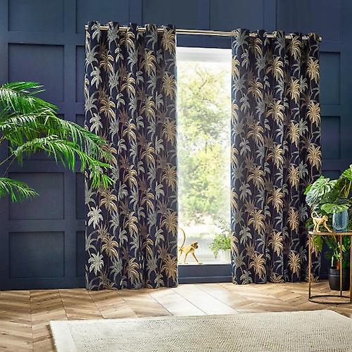 Wylder Galapagos Jacquard Eyelet Curtains