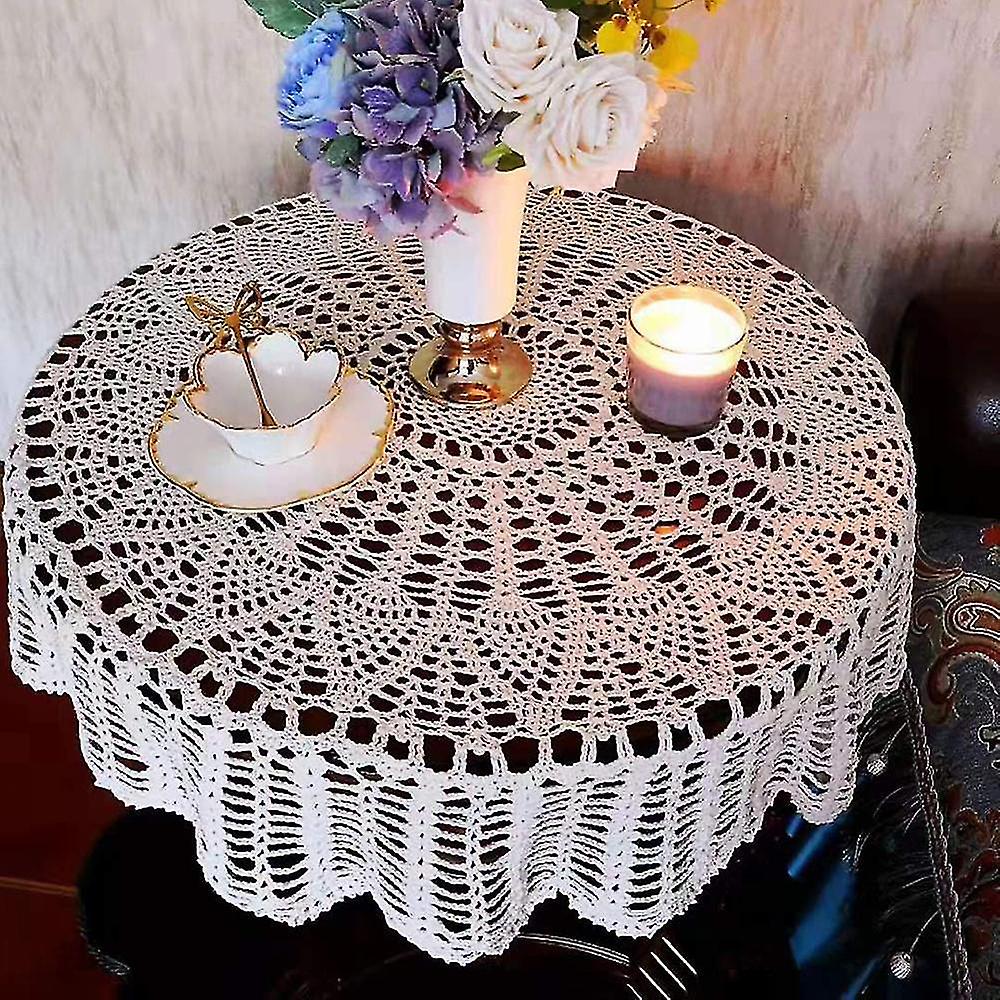Bonnbonnière De Table Ronde Blanche Faite Main - Les Collections De Crinolines